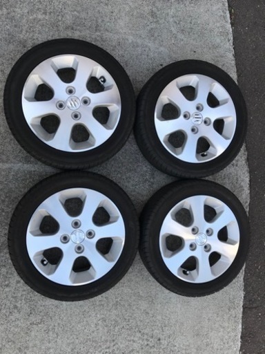 軽自動車165 55 14 バリ溝 タイヤホイール4本セット