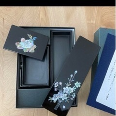 贈り物にも　螺鈿　小物入れ　名刺入れ　高級文房具の画像