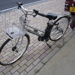 パナソニック製２７インチ電動アシストサイクル５段変速付きVIVIデラックスCITY中古車　整備済み防犯登録サービス！の画像