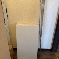 お譲りする方決定しました！ステンレス支柱棚の画像