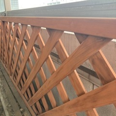 取引済【4/25終了】ガーデン　ガーデニング　ラティス　フェンス　ベランダ　目隠し　　差し上げますの画像