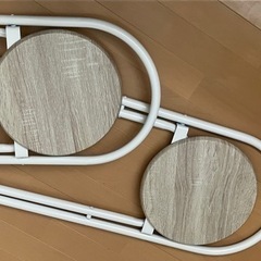 カウンター3点セット　テーブル　イス2脚　の画像