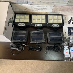 新品３個セット　ソーラーライト人感センサー　屋外防水センサー防犯...