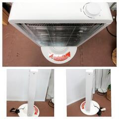 ☆T2811☆YAMAZEN　電気ストーブ　DS-M091　2020年製　自動首振り機能付き　ヤマゼンの画像