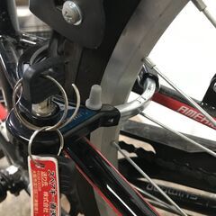 4/4 終 AMERICAN EAGLE アメリカンイーグル 自転車 子供用 24インチ CTB24 6段ギア ジュニア ブラック レッド 24d菊NS の画像