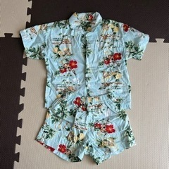 ベビー服　アロハシャツ　セットアップ