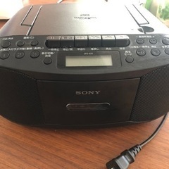 家電 オーディオ ラジカセの画像