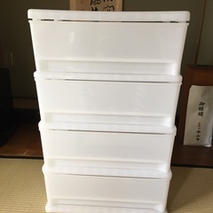 組み立て式4段収納ケースの画像