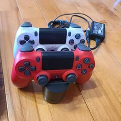 PS4 CUH-1200A 本体&コントローラー2個&充電スタンドセットの画像