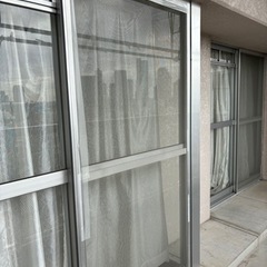 網戸　2枚　無料　ジャンク　