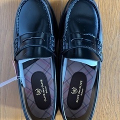 決まりました☆【通学用】女子 黒ローファー 23.5の画像