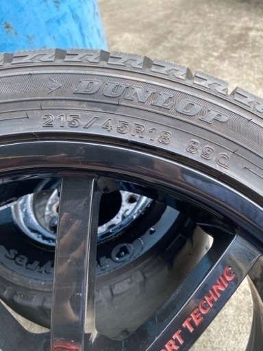 215/45R18タイヤホイール4本セット