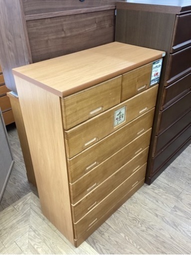 KD-11【新入荷　アウトレット】ハイチェスト　ナチュラル