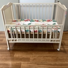 ベビーベッド　￥5000【町田市再生家具】240039の画像