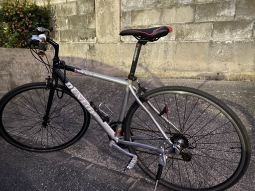 DUNLOP クロススポーツ 軽量アルミボディ 700-28c 2X8段式