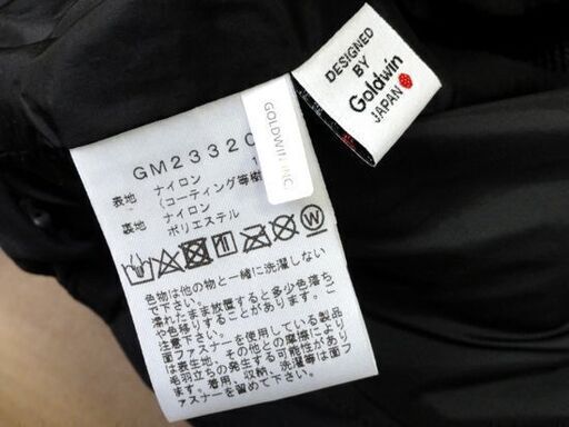 美品 GOLDWIN パーテックス アンリミテッド GM23320 サイズ：2 ブラック 2レイヤージャケット ゴールドウイン 札幌市