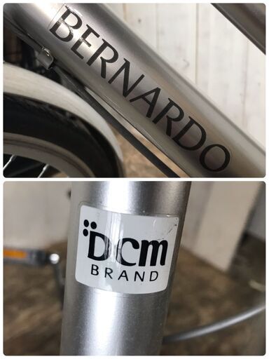 DCM BERNARDO 自転車 ママチャリ 27インチ オートライト 3段変速 鍵
