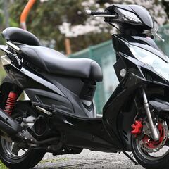 キムコ*KYMCO*レーシング125*前後新品タイヤ*バックレス...