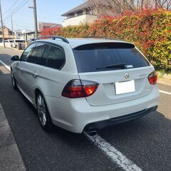 BMW320ツーリングMスポーツ　H19　車検6/5　走行50000ｋ　サンルーフ　黒革スポーツシート　社外ＨＤＤナビ＆フルセグTV　カラーバックカメラ　ＥＴＣ　純正エアロ＆オプション18ＡＷ　キセノン＆フォグの画像