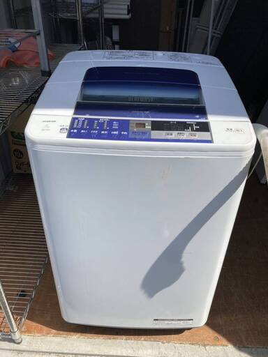 全自動 洗濯機 日立 HITACHI ビートウォッシュ BW-7SV 7kg 簡易乾燥機能 全自動洗濯機
