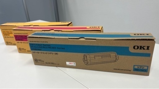 OKI 純正トナーカートリッジセット TNR-C3LC2, M2, Y2