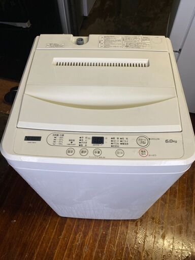 2021年式　YAMADA SELECT(ヤマダセレクト) YWMT60H1 洗濯機 ヤマダオリジナル 6.0kg