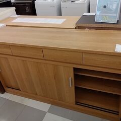 ★ジモティ割あり★  キッチンカウンター  H85×D40×W150 クリーニング済み TC092の画像