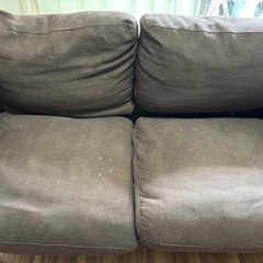 家具 ソファ ブラウンの画像