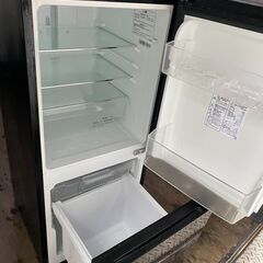 北九州市内配送無料店 2020年式ガラス冷蔵庫 ブラウン HR-G13B-BR [2