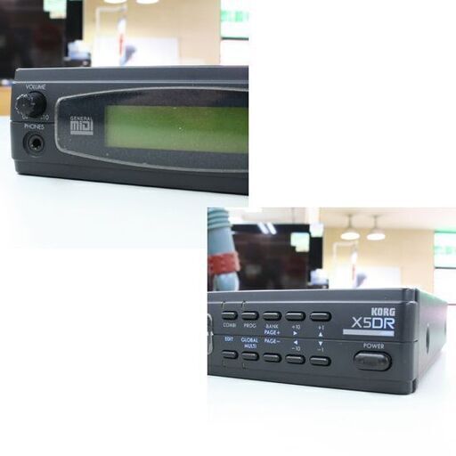 簡易動作確認済み KORG 音源モジュール X5DR MIDI IN/OUT/THRU 本体のみ コルグ シンセサイザー 札幌市 清田