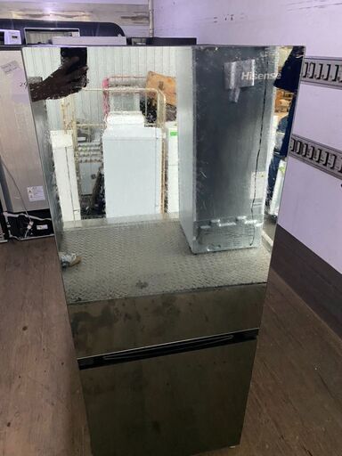 北九州市内配送無料店　オシャレガラス　2020年式 154L Hisense 冷蔵庫