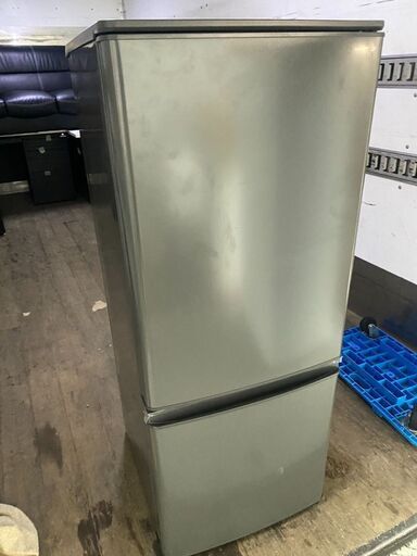 2022年式　三菱電機 MITSUBISHI ELECTRIC MR-P15G-H [冷蔵庫 （146L・右開き） 2ドア マットチャコール]