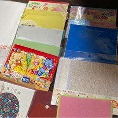 折り紙　画用紙　和紙　工作　セットの画像