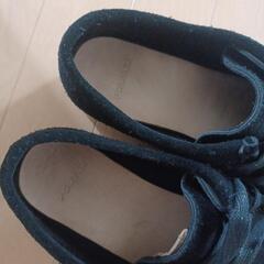 portee シューズ　黒　ブラック　メンズ　シューズ　スエード　モカシン　デッキシューズの画像