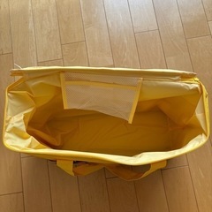 TRADER JOE'S LARGE INSULATED BAG トレジョ 保冷・保温 エコ バッグ 黄色1の画像
