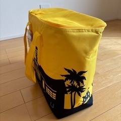 TRADER JOE'S LARGE INSULATED BAG トレジョ 保冷・保温 エコ バッグ 黄色1の画像
