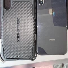 iPhoneX エレコムのケース付き　土曜日まで！