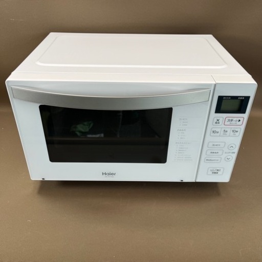 Haier ヘルツフリー電子レンジ 家庭用 JM-FH18G 2020年製 フラット庫内 美品