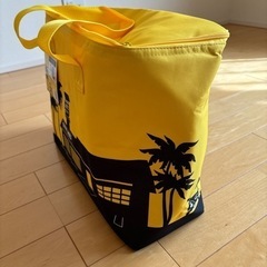 TRADER JOE'S LARGE INSULATED BAG トレジョ 保冷・保温 エコ バッグ 黄色2の画像