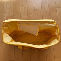 TRADER JOE'S LARGE INSULATED BAG トレジョ 保冷・保温 エコ バッグ 黄色2の画像