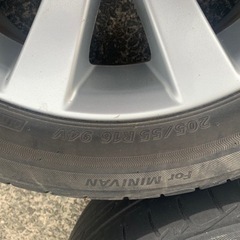【取引中】トヨタ　純正アルミ　タイヤ205/55 R16の画像