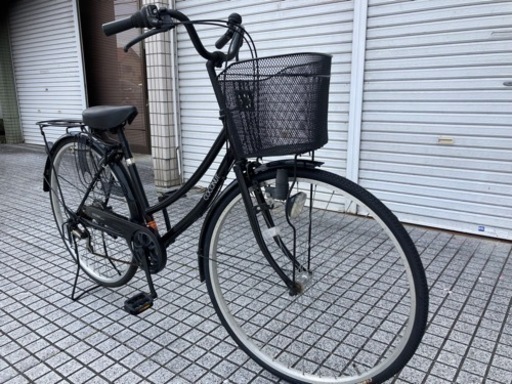 【27インチ自転車】美品❗️外装6段変速　前後タイヤ、前カゴ新品❗️若林自転車　膳所店　SALE中❗️