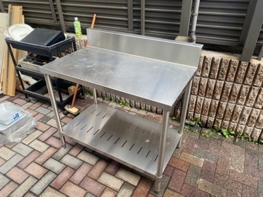 業務用 作業台 W980×D600×H950mm 厨房機器 作業台 調理台 厨房用品 ステンレス作業台