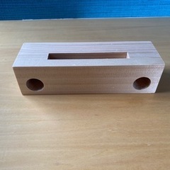 木製スマホスピーカー