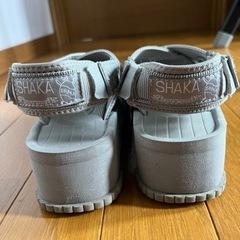 決まりました☆SHAKA スポサン レディース スポーツサンダル グレーの画像
