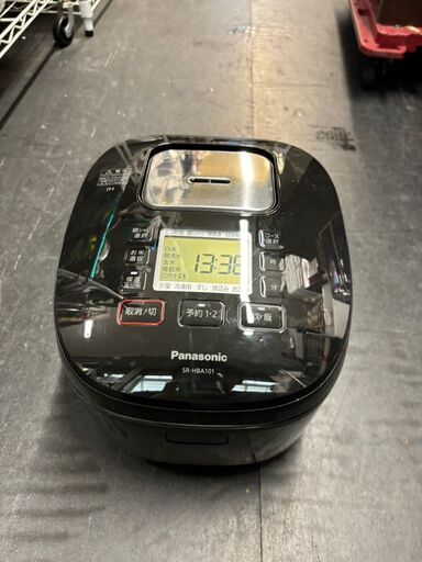 ☆中古￥7,500！Panasonic　5合IHジャー炊飯器　家電　SR-HBA101型　2021年製　【BD039】