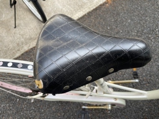 子ども用　自転車　22インチ　ホワイト