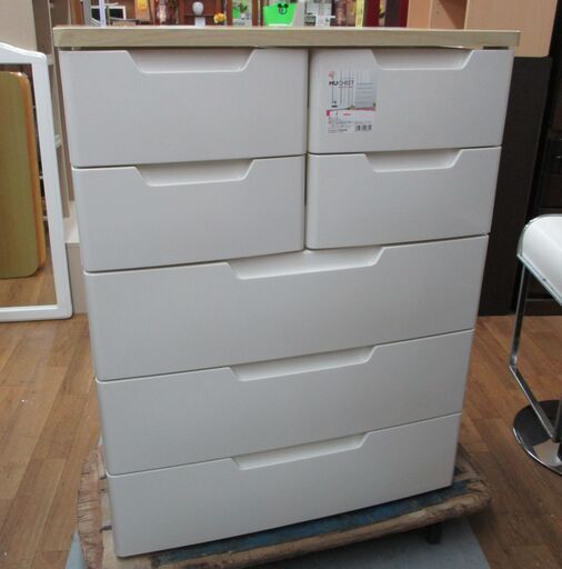 ホワイト木製チェスト 4引き出し　ニトリ　キャセイ ホワイト木製チェスト 4引き出し ニトリ 4段チェスト | ニトリネット