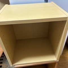 【お渡し済】カラーボックス（一段）2個　無料！！の画像