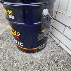 SUNOCO スノコ オイル 空ペール缶　 小物入れ チェアー オイル缶中古の画像